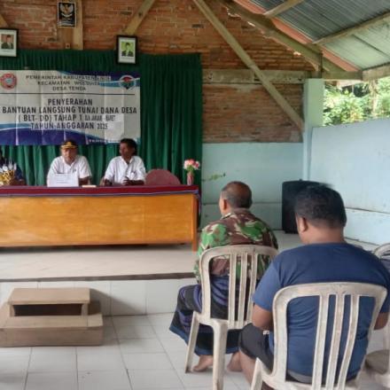 PEMBAGIAN BLT DANA DESA TAHAP I BULAN JANUARI - MARET TAHUN 2025